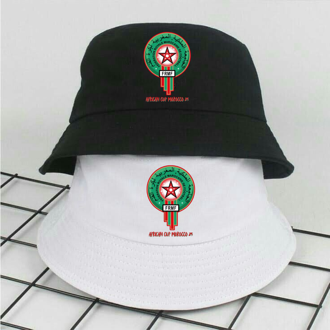 Morocco AFCON 2025 Bucket Hat – Moroccan Logo Edition | Football Fan Streetwear Hat | Limited Edition