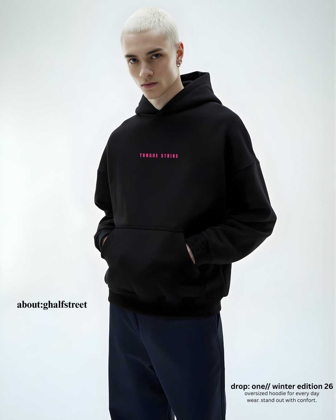 FILTHY TONGUE Oversized Hoodie – Streetwear Edition