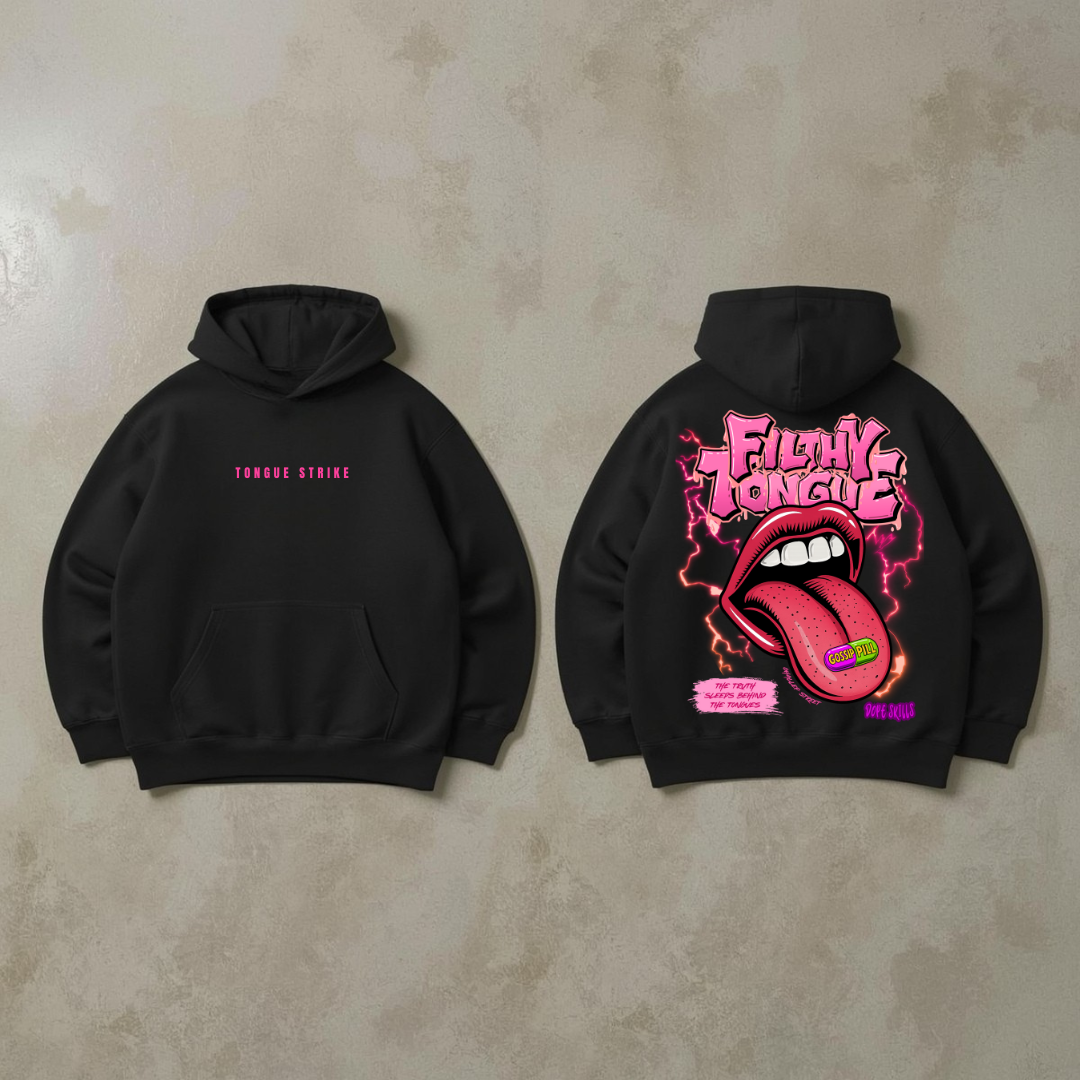 FILTHY TONGUE Oversized Hoodie