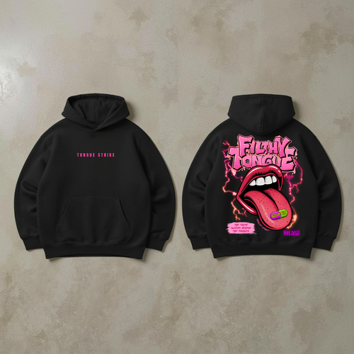 FILTHY TONGUE Oversized Hoodie