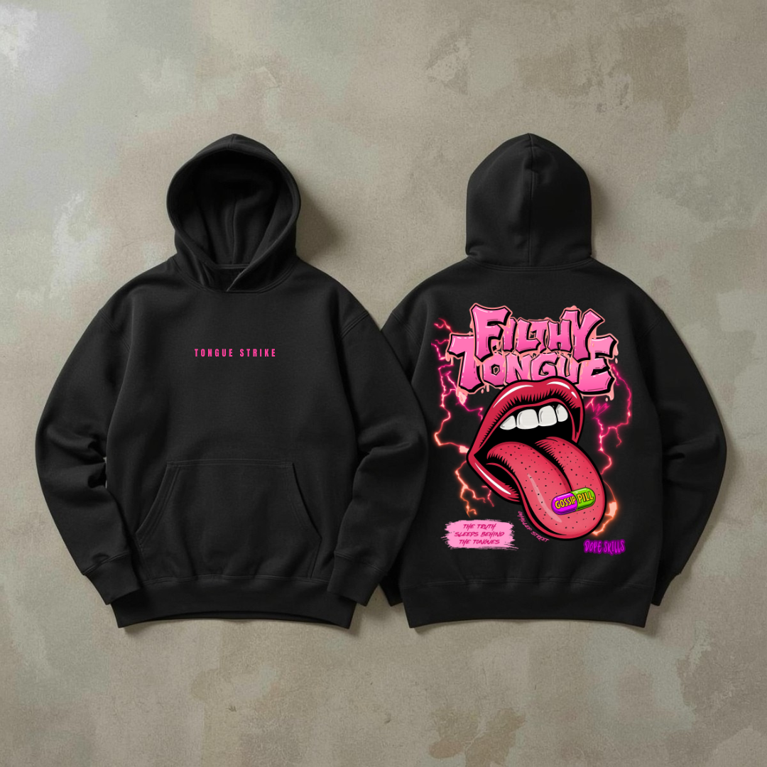 FILTHY TONGUE Oversized Hoodie