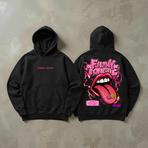 FILTHY TONGUE Oversized Hoodie