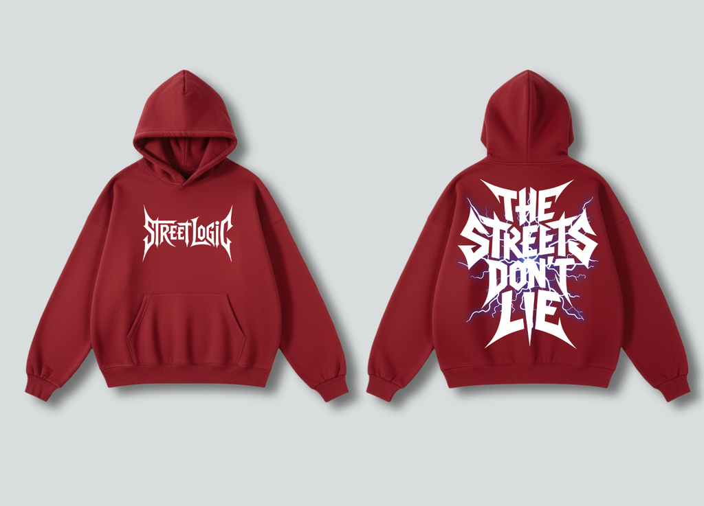 Street Logic Oversized Hoodie – The Streets Don’t Lie