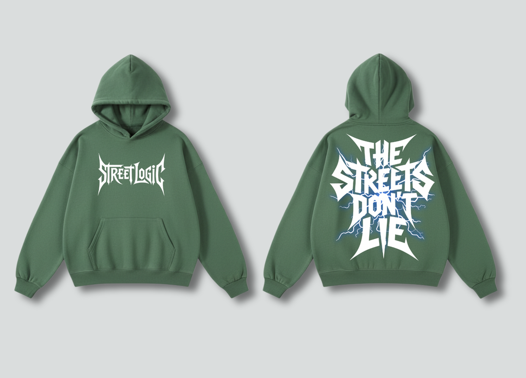 Street Logic Oversized Hoodie – The Streets Don’t Lie