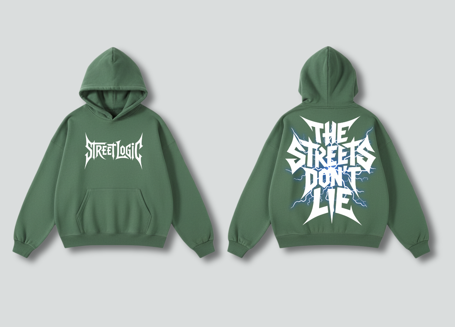 Street Logic Oversized Hoodie – The Streets Don’t Lie