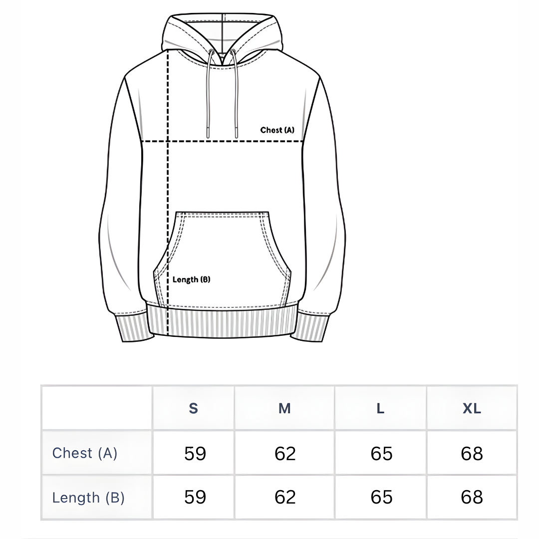 2/ AFCON 2025 Oversized Hoodie – Premium 320GSM Streetwear | VERSION SANS DESIGN EN ARRIERE.