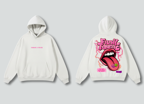 FILTHY TONGUE Oversized Hoodie – Streetwear Edition