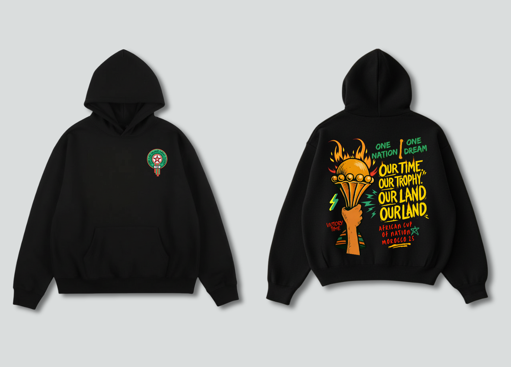 AFCON 2025 Oversized Hoodie – Premium 320GSM Streetwear | Free Shipping Morocco