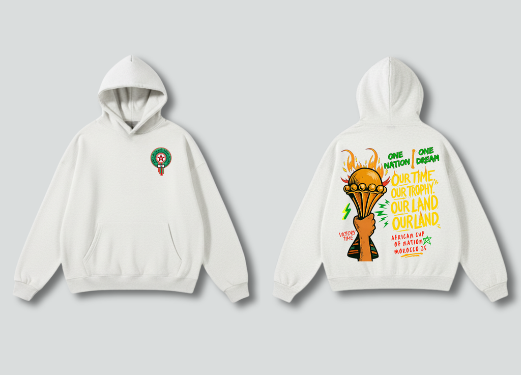 AFCON 2025 Oversized Hoodie – Premium 320GSM Streetwear | Free Shipping Morocco