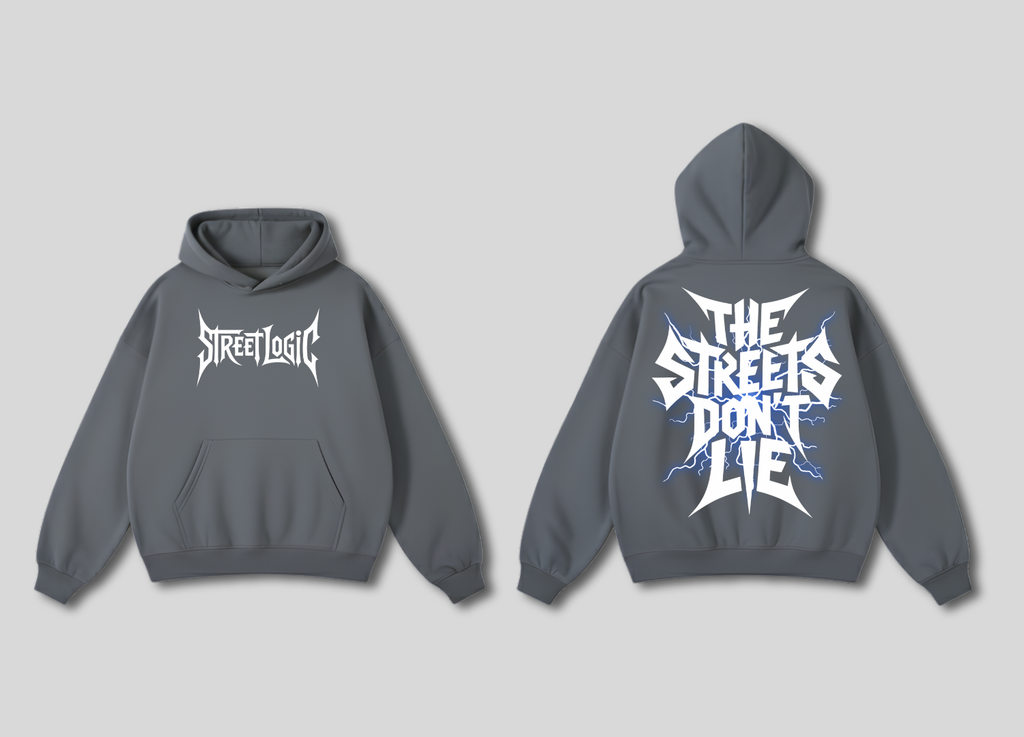 Street Logic Oversized Hoodie – The Streets Don’t Lie