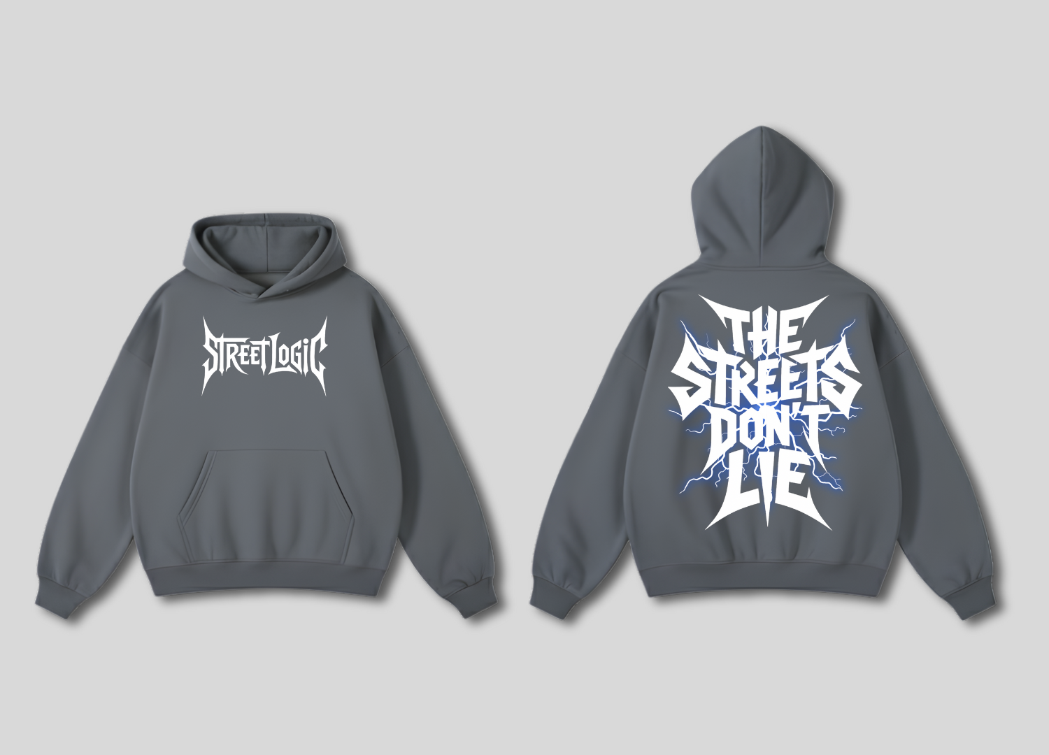 Street Logic Oversized Hoodie – The Streets Don’t Lie