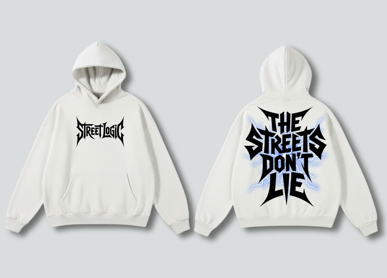 Street Logic Oversized Hoodie – The Streets Don’t Lie
