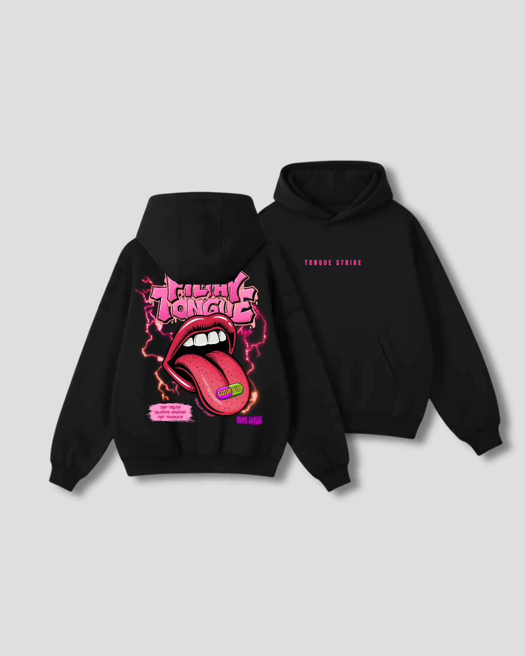 FILTHY TONGUE - Oversized Hoodie.