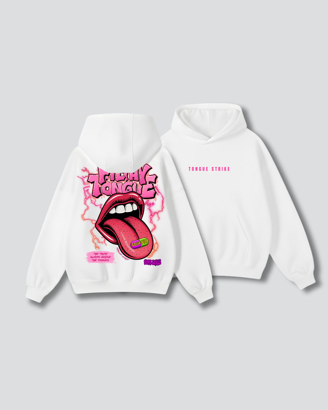 FILTHY TONGUE - Oversized Hoodie.