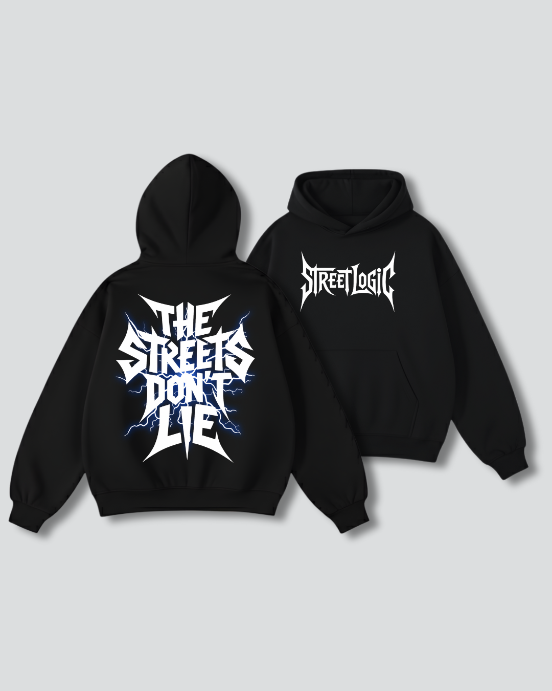 Street Logic Oversized Hoodie – The Streets Don’t Lie
