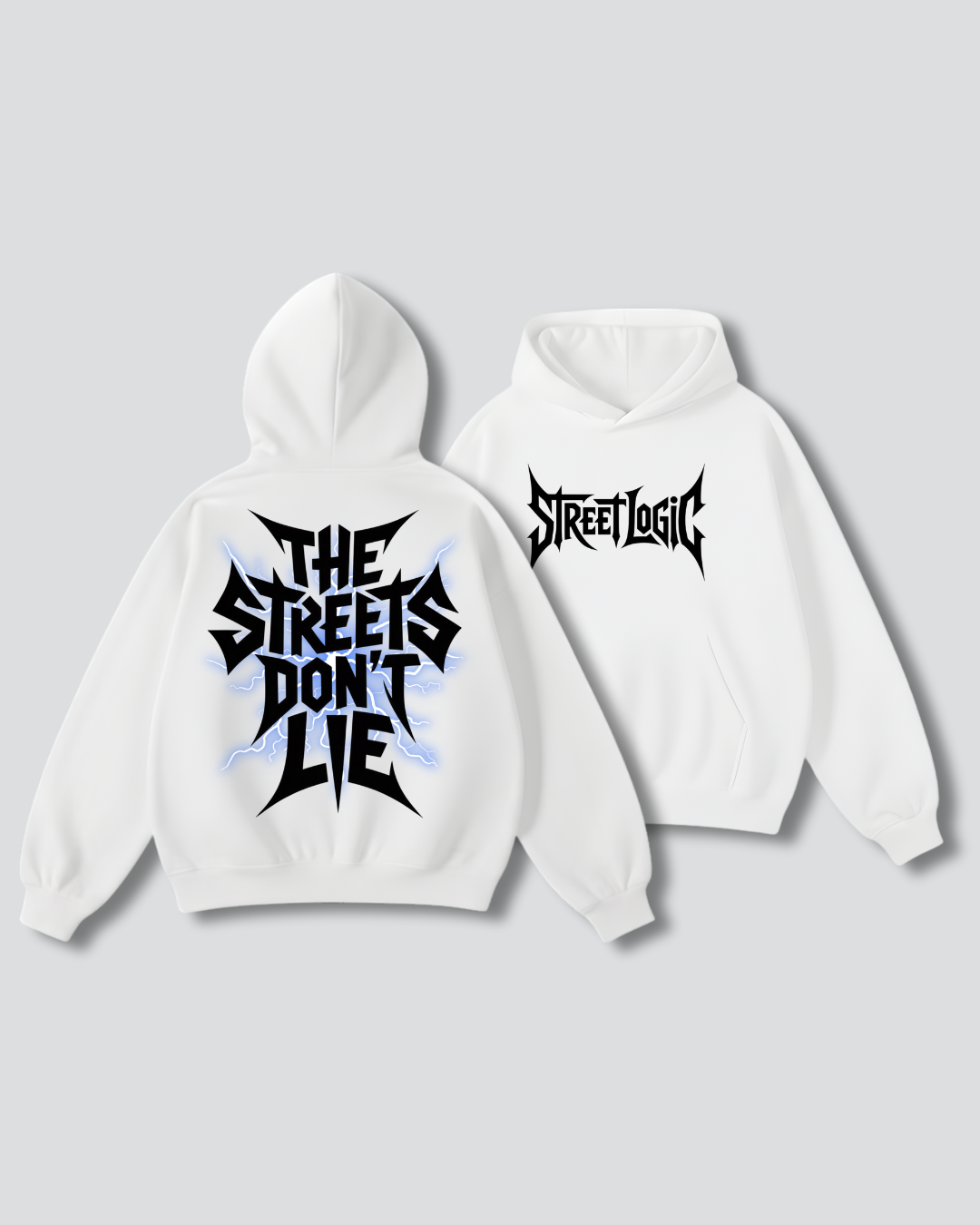 Street Logic Oversized Hoodie – The Streets Don’t Lie