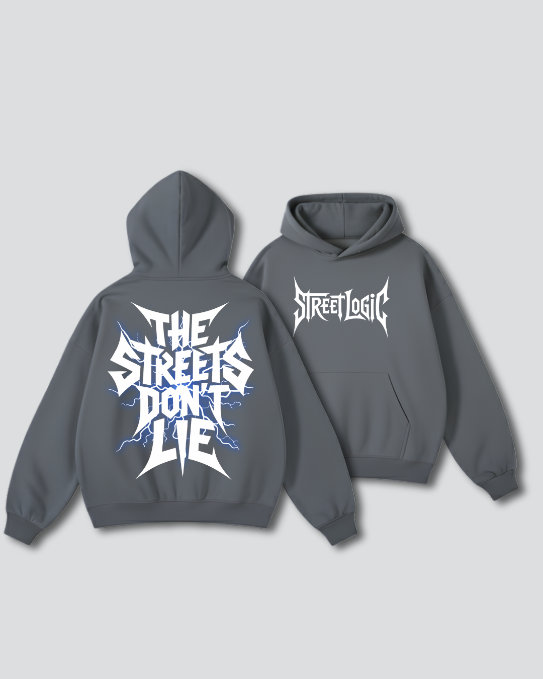 Street Logic Oversized Hoodie – The Streets Don’t Lie
