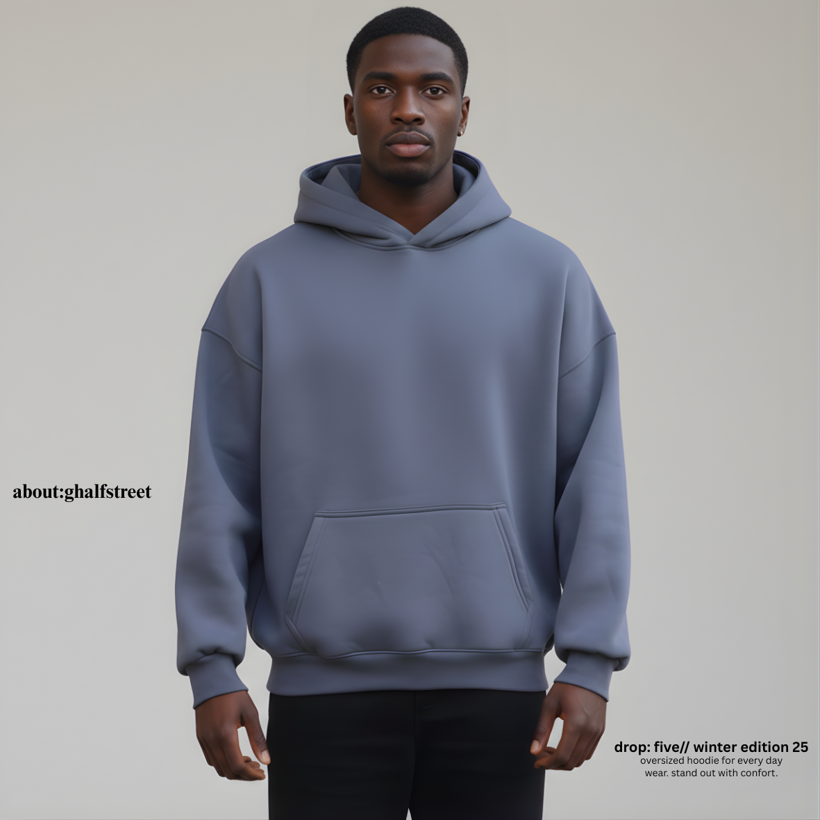 Oversized Hoodie – 320GSM Heavyweight | Premium Streetwear Fit